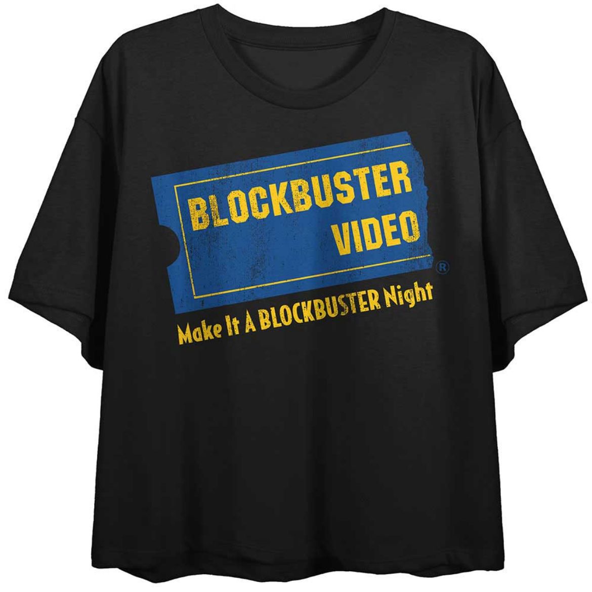 Picture of Blockbuster Logo Crop Tee