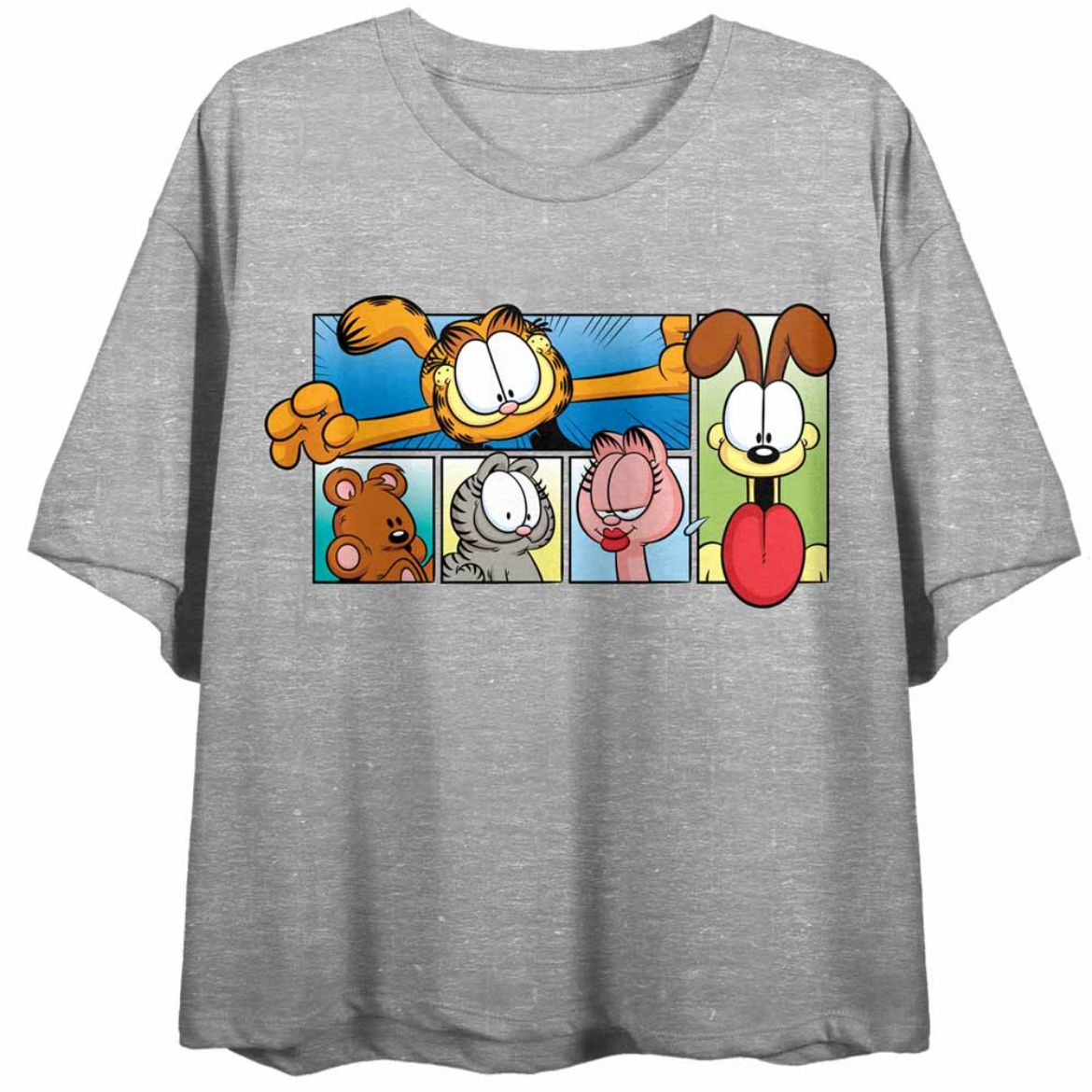 Picture of Garfield Characters Crop Tee