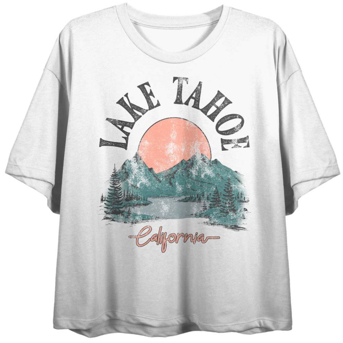 Picture of Lake Tahoe California Crop Tee