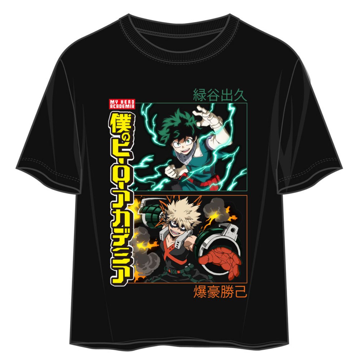 Picture of My Hero Academia Deku & Bakugo Crop Tee