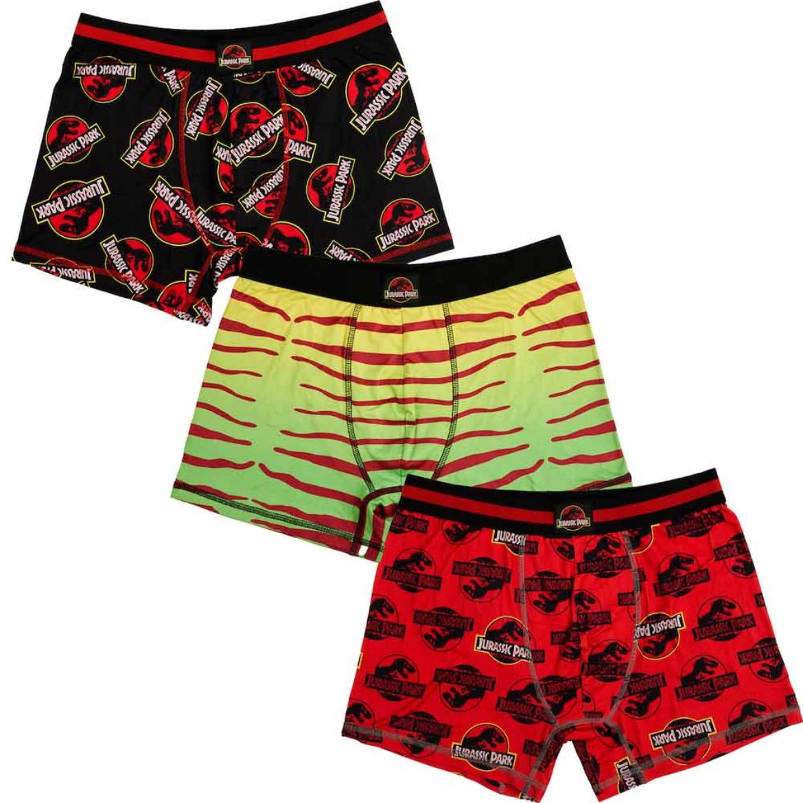 Picture of Jurassic Park AOP Adult 3 pc. Boxer Briefs