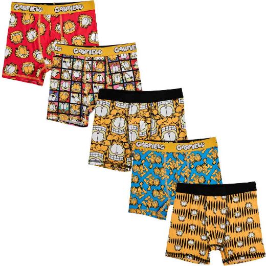 Picture of Garfield Youth 5 Pack Boxer Briefs