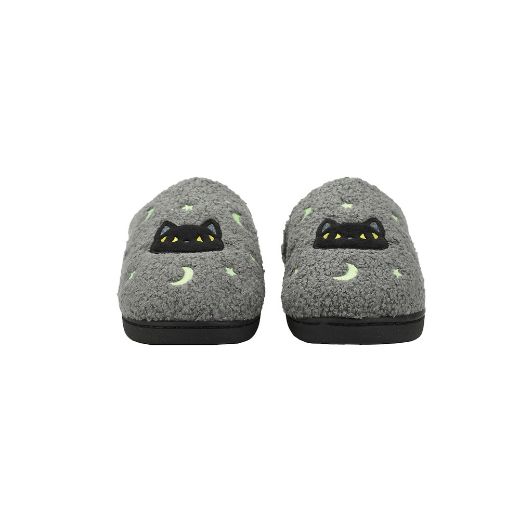 Picture of Bioworld Glow in the Dark Faux Fur Scuff Slipper