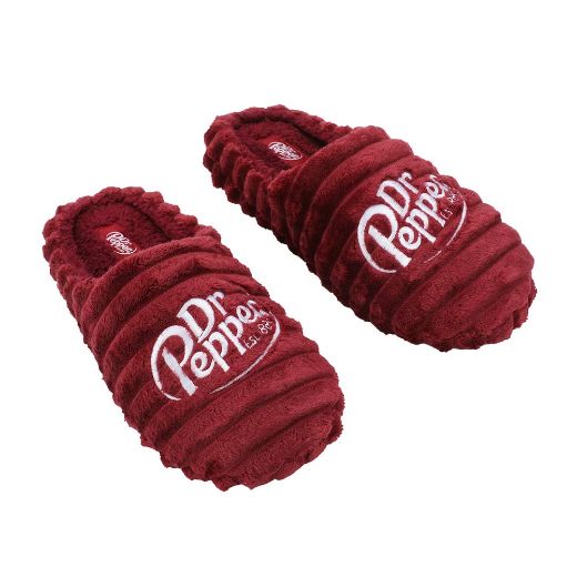 Picture of Dr. Pepper Faux Fur Scuff Slipper