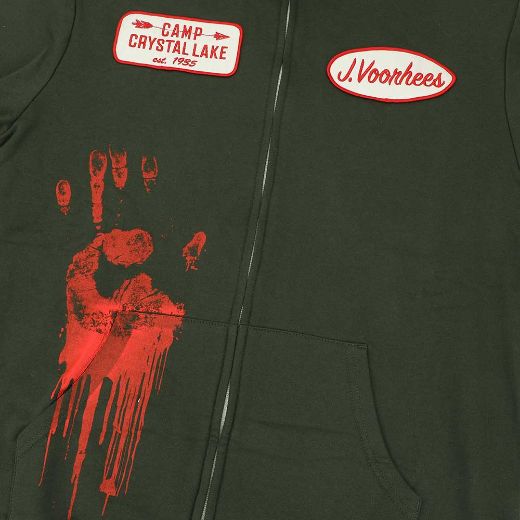 Picture of Friday the 13th Jason Cosplay Zip-up Mask Hoodie