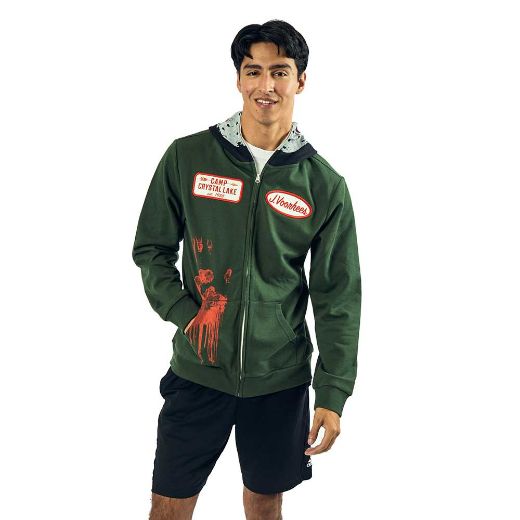 Picture of Friday the 13th Jason Cosplay Zip-up Mask Hoodie