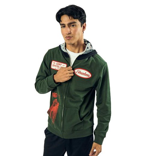 Picture of Friday the 13th Jason Cosplay Zip-up Mask Hoodie