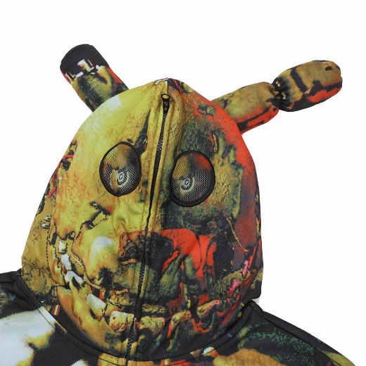 Picture of Five Nights at Freddy's Springtrap Cosplay Zip-up Mask Hoodie