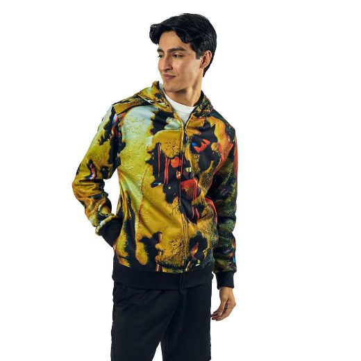 Picture of Five Nights at Freddy's Springtrap Cosplay Zip-up Mask Hoodie
