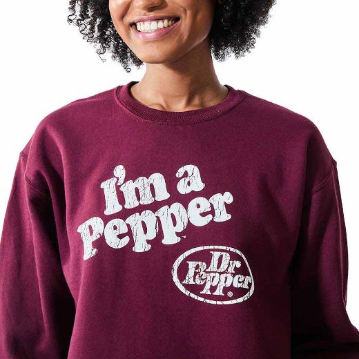 Picture of Dr. Pepper Distressed Juniors Sweatshirt