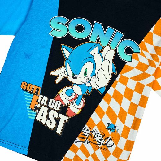 Picture of Sonic the Hedgehog Youth Color Block Tee