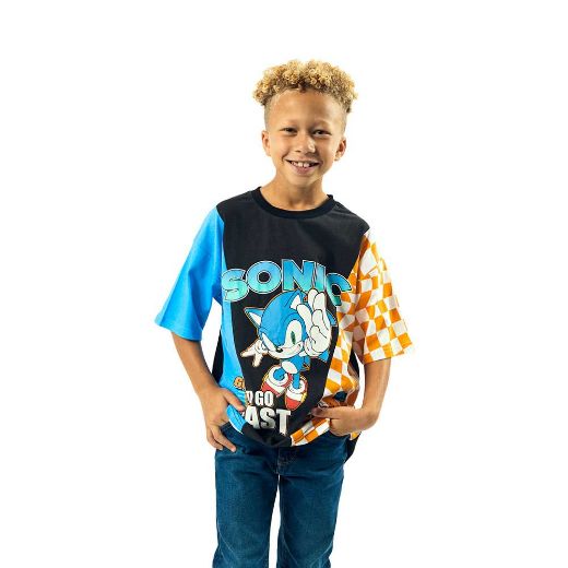 Picture of Sonic the Hedgehog Youth Color Block Tee