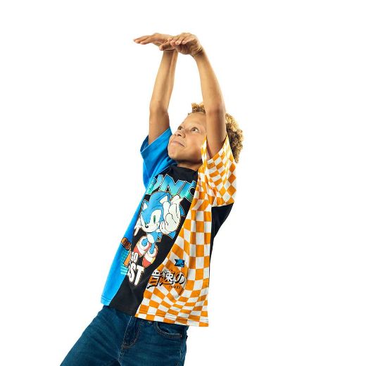 Picture of Sonic the Hedgehog Youth Color Block Tee
