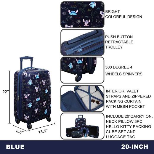 Picture of Disney Stitch AOP 6 pc Travel Set