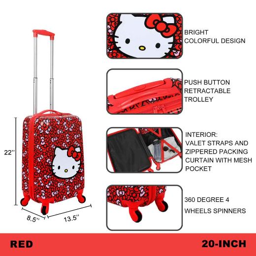 Picture of Hello Kitty AOP 6 pc Travel Set