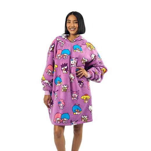 Picture of Hello Kitty & Friends Character Toss Hoodie Blanket