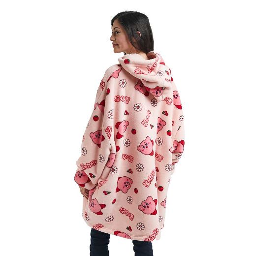 Picture of Kirby the Pink Puff Hoodie Blanket