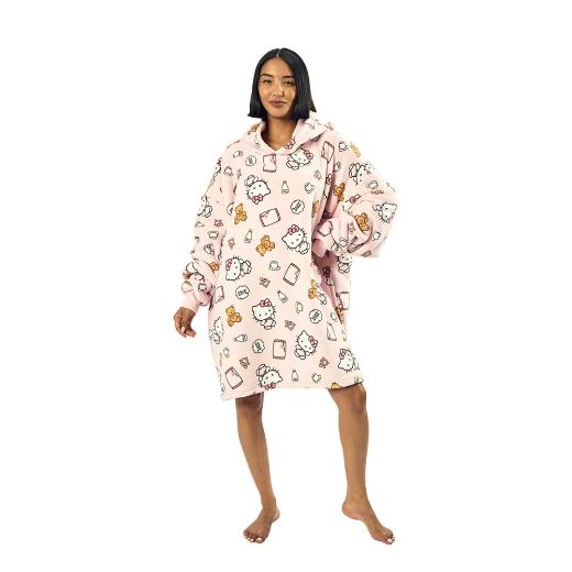 Picture of Hello Kitty Sleepy Time 3D Hoodie Blanket
