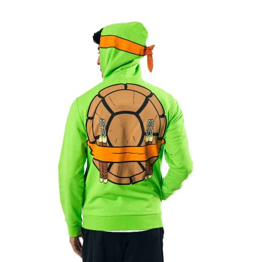 Picture of Teenage Mutant Ninja Turtles Michelangelo Cosplay Zip-up Hoodie