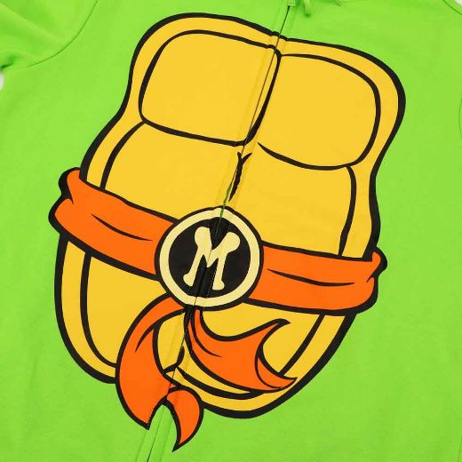 Picture of Teenage Mutant Ninja Turtles Michelangelo Cosplay Zip-up Hoodie