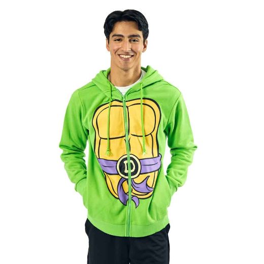 Picture of Teenage Mutant Ninja Turtles Donatello Cosplay Zip-up Hoodie