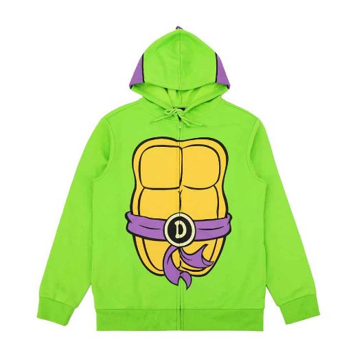 Picture of Teenage Mutant Ninja Turtles Donatello Cosplay Zip-up Hoodie