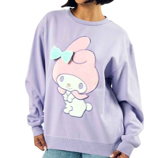 Picture of My Melody 3D Bow Juniors Oversized Sweatshirt