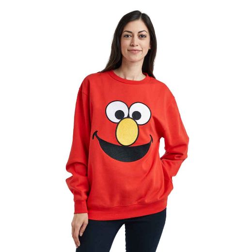 Picture of Sesame Street Elmo Embroidered Juniors Sweatshirt