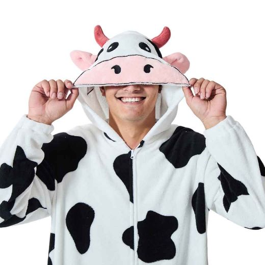 Picture of Bioworld Cow Unisex Cosplay Union Suit