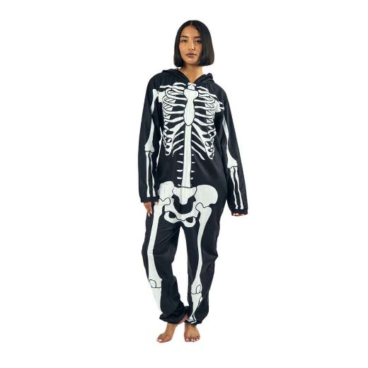 Picture of Bioworld Skeleton Unisex Cosplay Union Suit