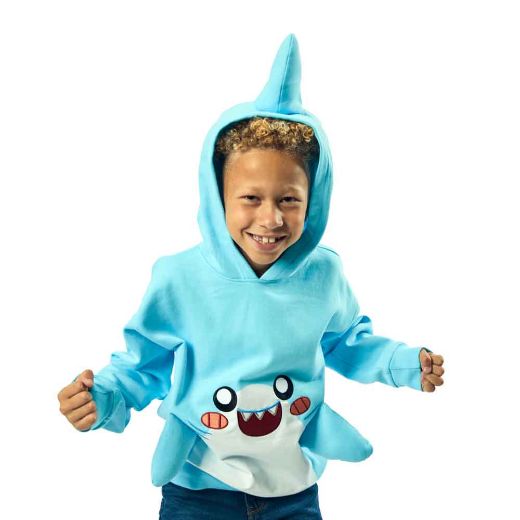 Picture of LankyBox Thicc Shark Youth 3D Cosplay Hoodie