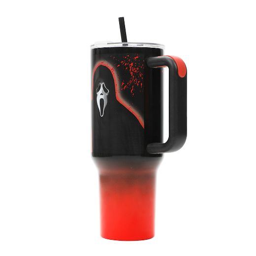 Picture of Ghost Face 40 oz. Stainless Steel Tumbler