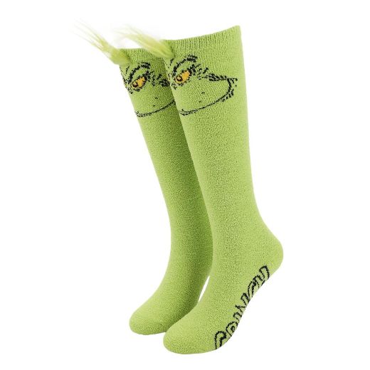 Picture of Dr. Seuss The Grinch 3D Knee High Socks