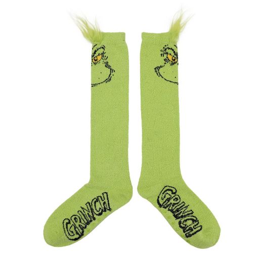 Picture of Dr. Seuss The Grinch 3D Knee High Socks