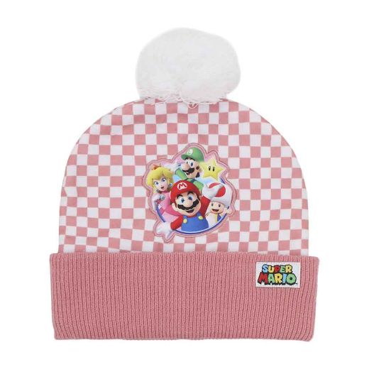 Picture of Super Mario Youth Pom Beanie & Gloves Set