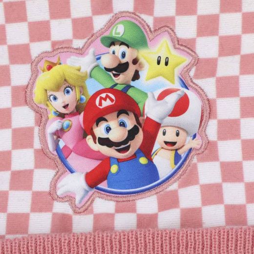 Picture of Super Mario Youth Pom Beanie & Gloves Set