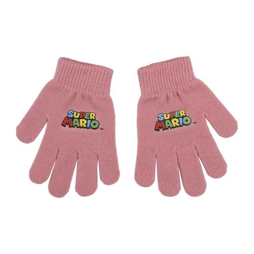 Picture of Super Mario Youth Pom Beanie & Gloves Set