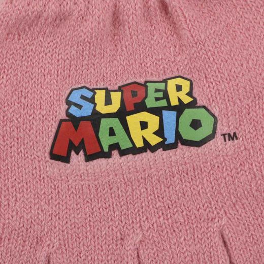 Picture of Super Mario Youth Pom Beanie & Gloves Set