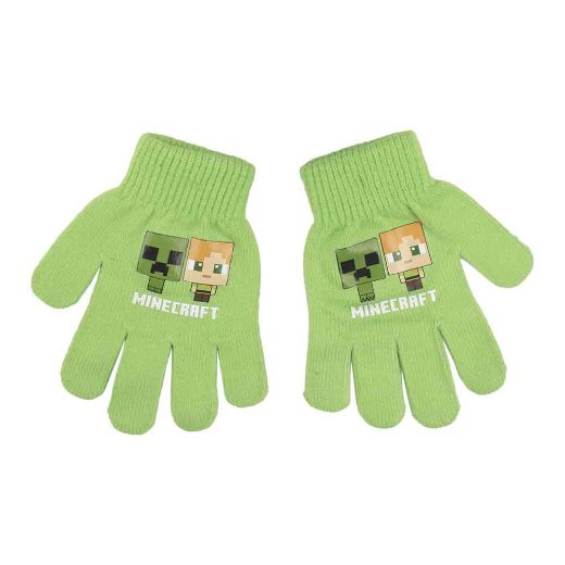 Picture of Minecraft Alex & Creeper Youth Earmuff & Gloves Combo