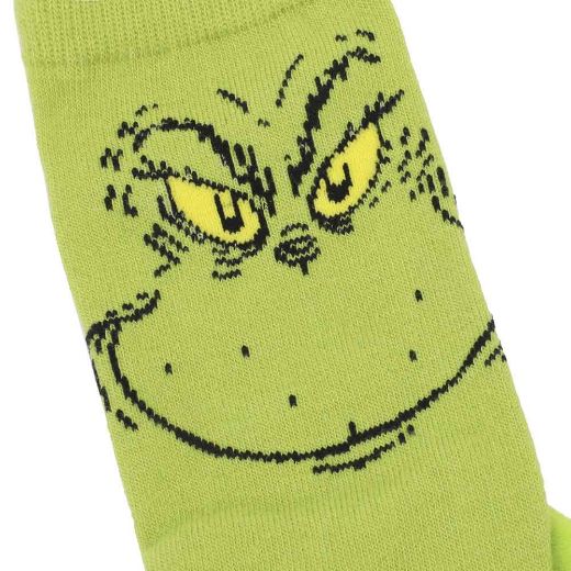 Picture of Dr. Seuss The Grinch Bestie Magnetic 3D Women's Crew Socks