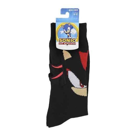Picture of Sonic the Hedgehog Shadow Adult 3D Plush Crew Socks