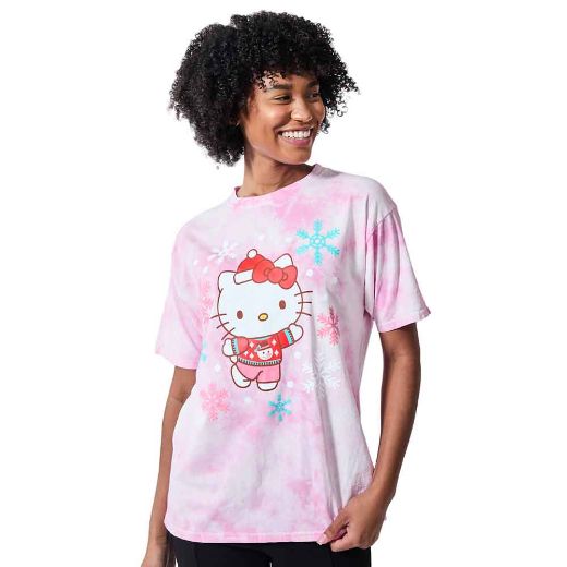 Picture of Hello Kitty Holiday Cloud Washed Juniors Tee