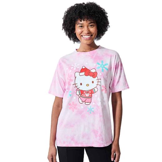 Picture of Hello Kitty Holiday Cloud Washed Juniors Tee
