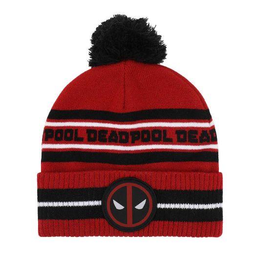 Picture of Marvel Deadpool Pom Cuff Beanie