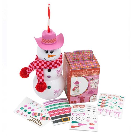 Picture of Packed Party Snowman 30 oz Sipper & Accessory Bundle