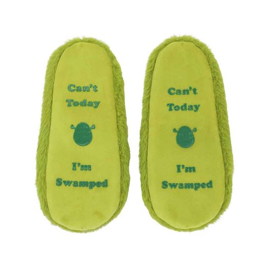 Picture of Dreamworks Shrek 3D Faux Fur Slippers