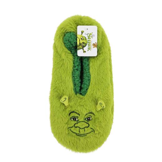 Picture of Dreamworks Shrek 3D Faux Fur Slippers