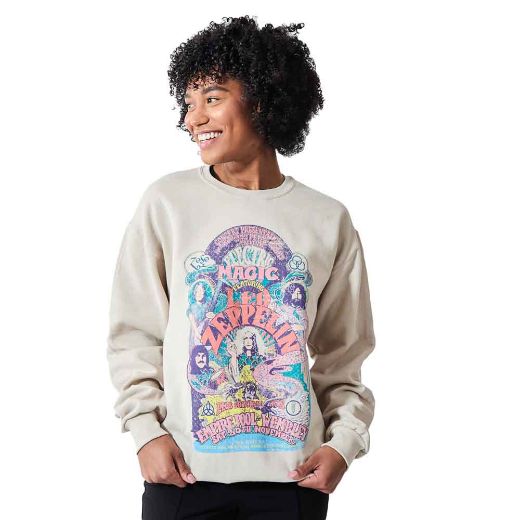 Picture of Led Zeppelin Electric Magic Tour Distressed Juniors Sweatshirt