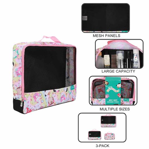 Picture of Squishmallows 3 pc. Travel Packing Cubes