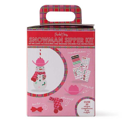 Picture of Packed Party Snowman 30 oz Sipper & Accessory Bundle